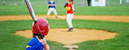 Youth Playing Little League Baseball in Clifton Park