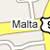 Malta New York on the map