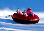 Sledding On A Tube
