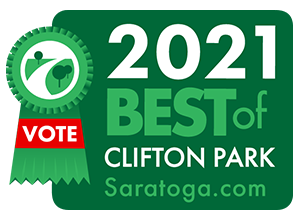 2021 best of clifton park logo with vote ribbon